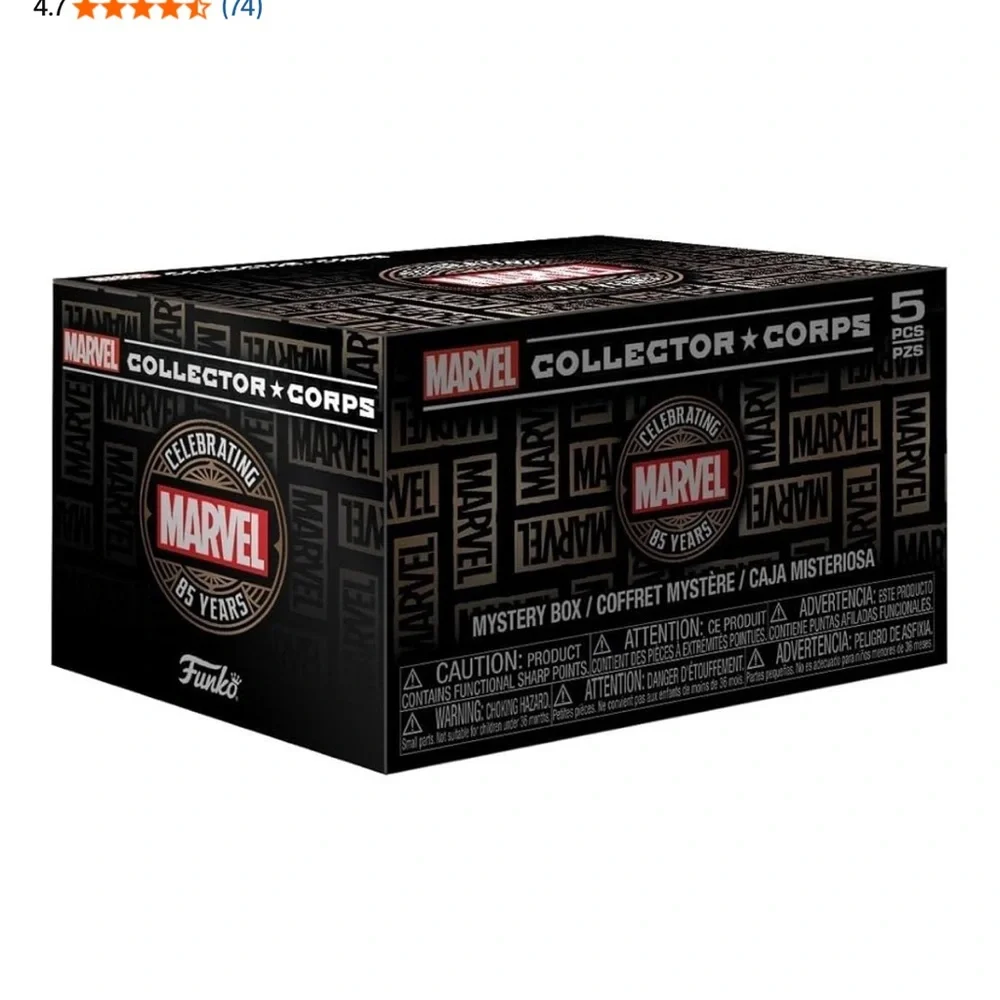 Funko Marvel Collector Corp Subscription Box: Marvel’s 85th Anniversary XL nwt